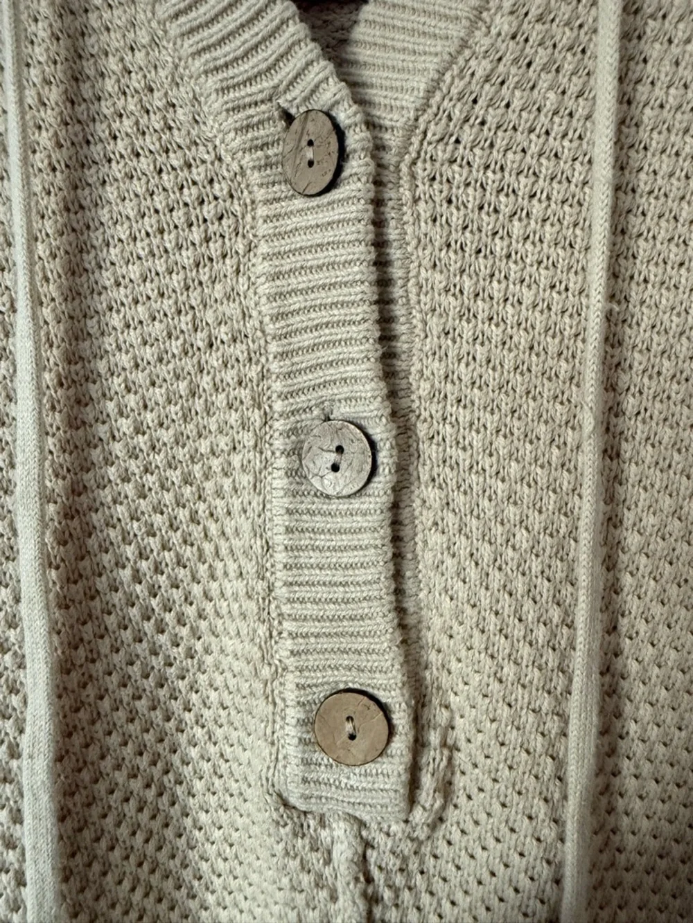Free People Cream Knit Hooded Romper